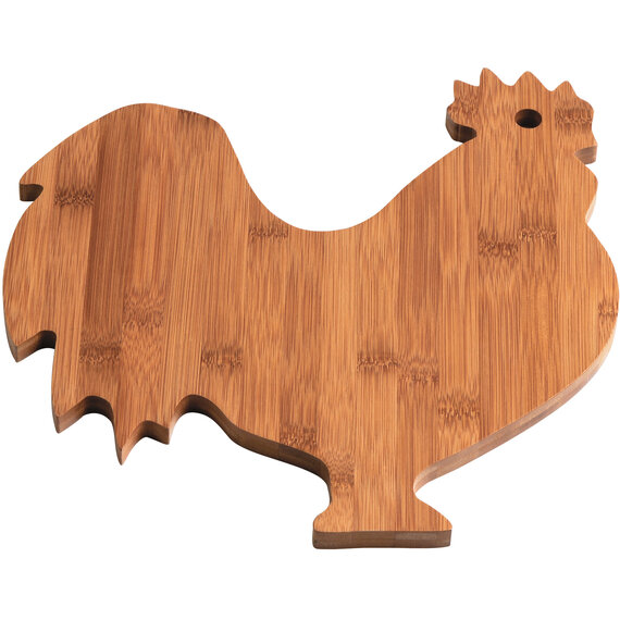 Aleki Bamboo Rooster Chopping and Serving Board