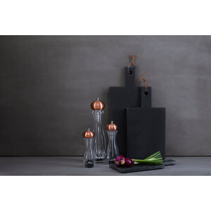 Cody Salt / Pepper Medium Clear and Copper Mill