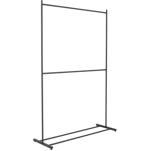 Double-Tier Metal Clothes Rack for Bedroom and Hallway