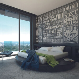Chalk Quotes Blackboard Wall Mural