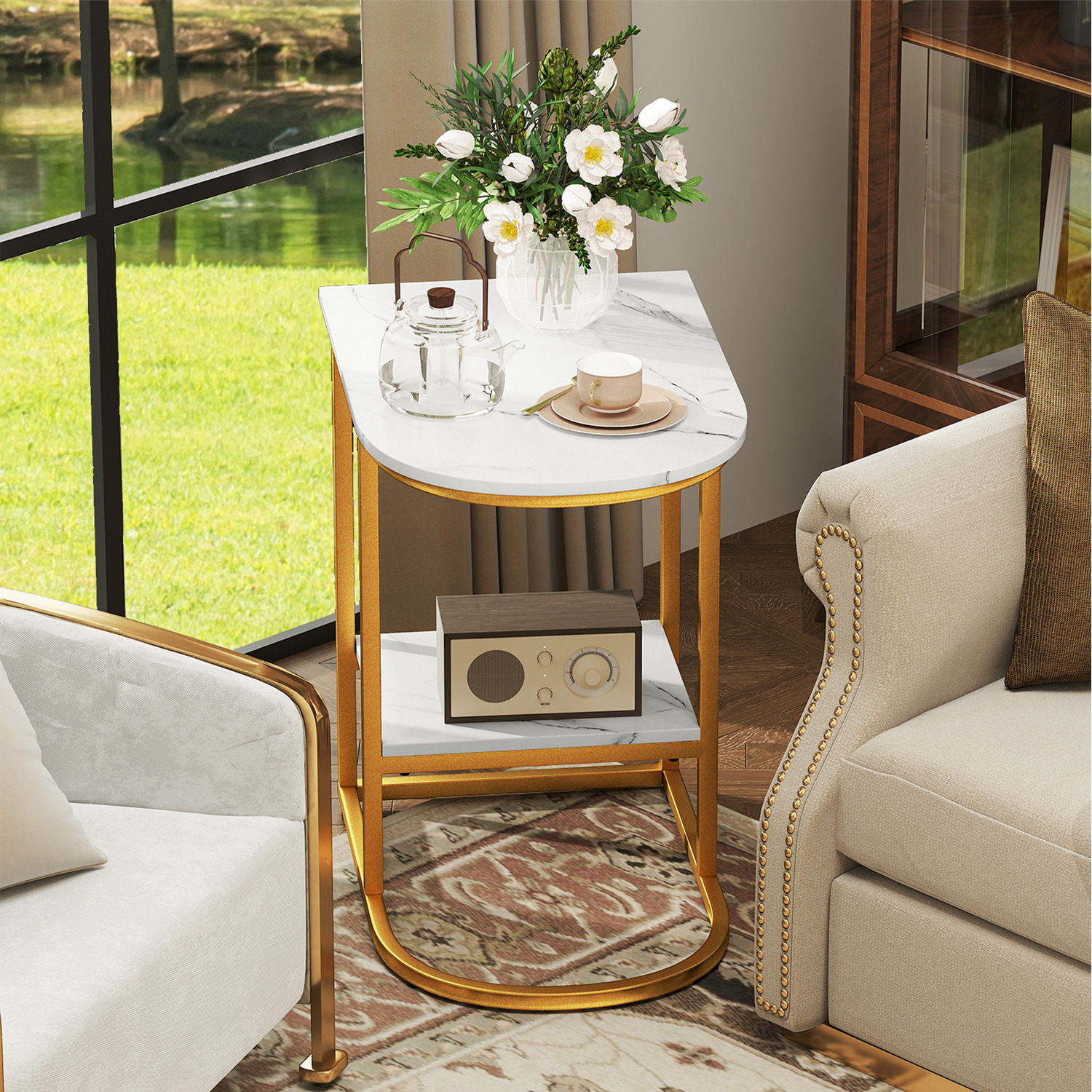 Modern Sofa Side Table End Table