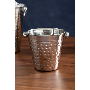 Mixology Hammered Effect Stainless Steel Ice Bucket