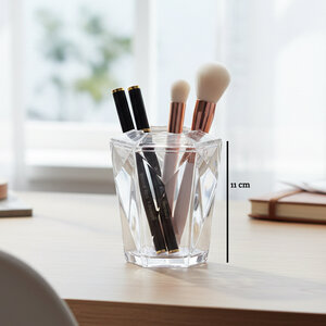 Dow Clear Acrylic Toothbrush Holder