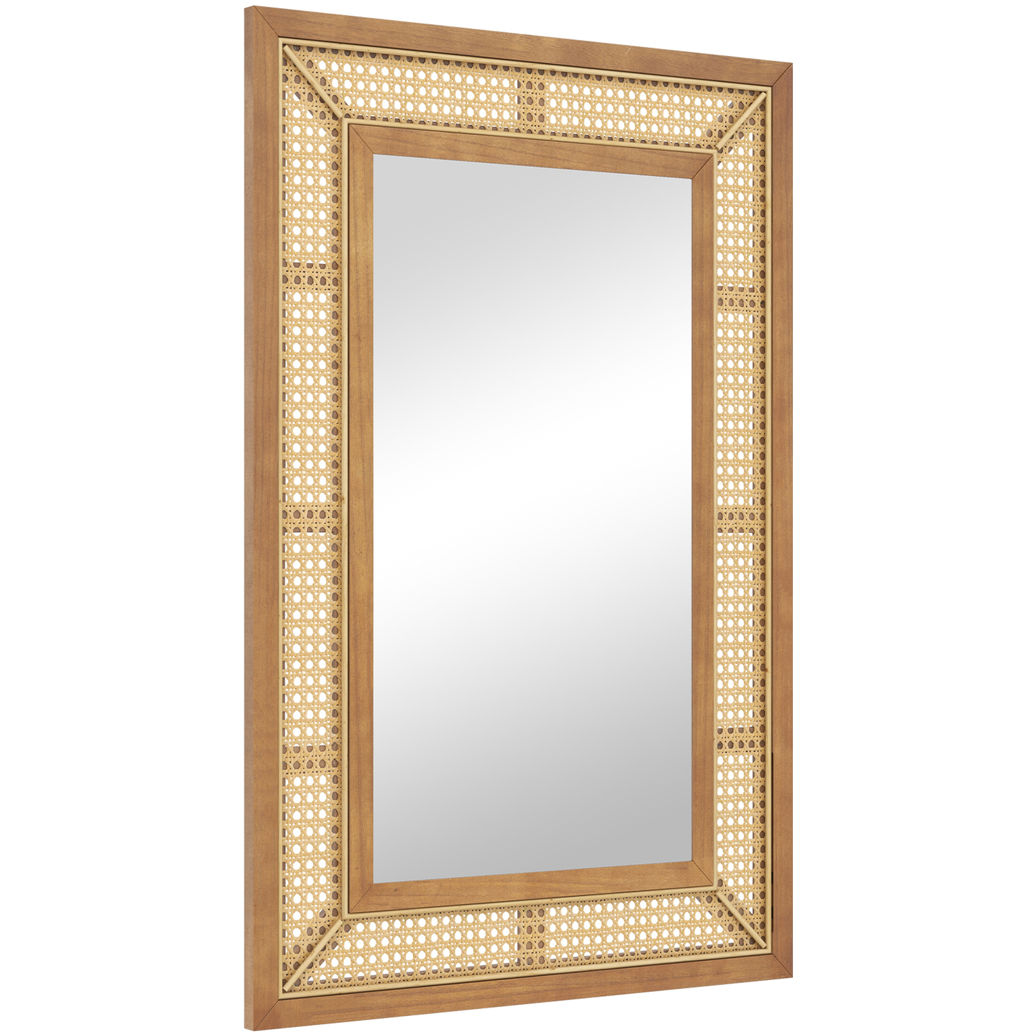 Bathroom Hanging Mirror - Natural