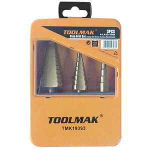 Toolmak HSS Step Drill Bit (Pack of 3)