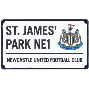 Newcastle United FC St James Park Street Sign Badge