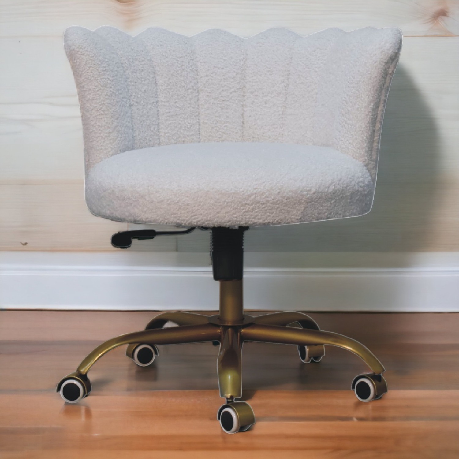 Boucle Swivel Chair