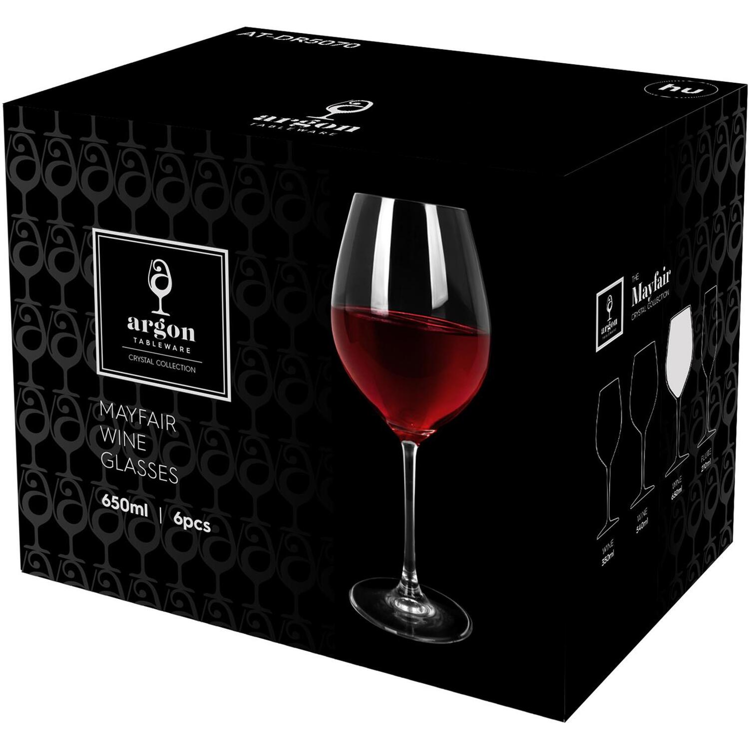 Image of Mayfair Crystal Red Wine Glasses -&hellip;