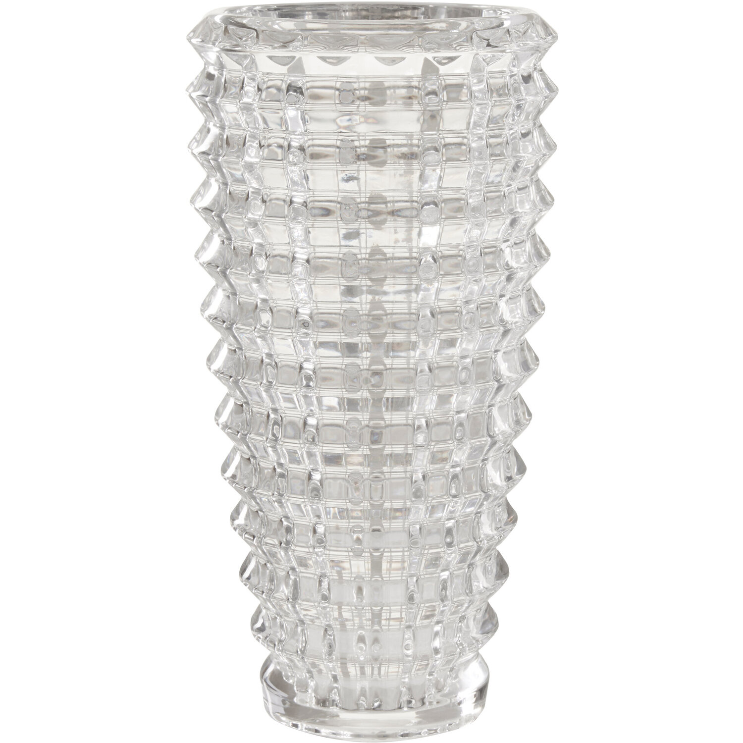 Orsina Savita Large Textured Glass Vase - Neutral