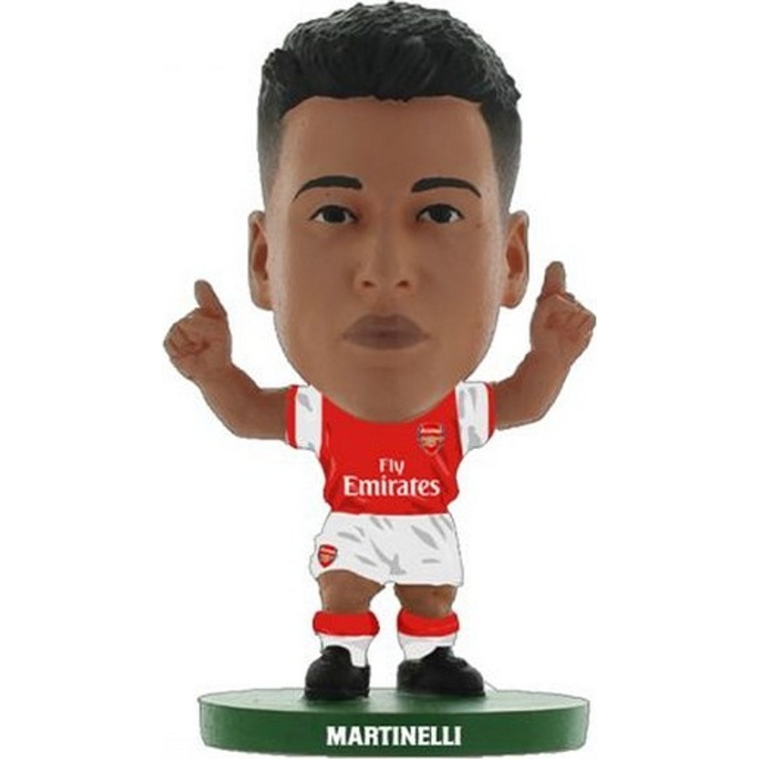 Arsenal Fc Gabriel Martinelli Soccerstarz Football Figurine - Red/White