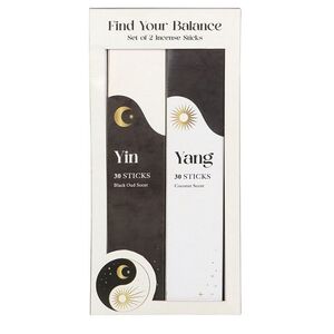 Something Different Yin Yang Incense Sticks Set (Pack of 60)