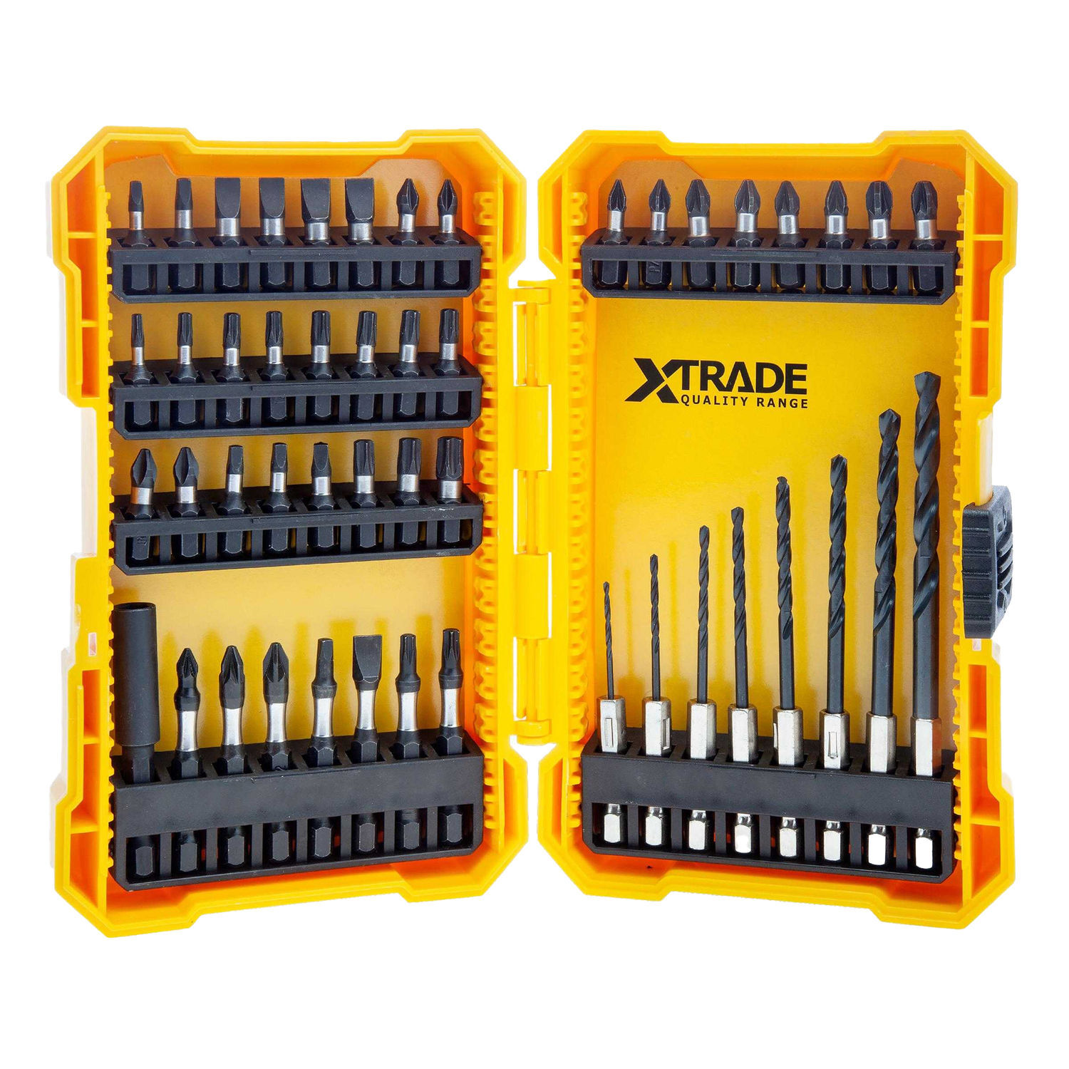 Xtrade Drill & Impact Drive Set (Pack Of 48) - Yellow