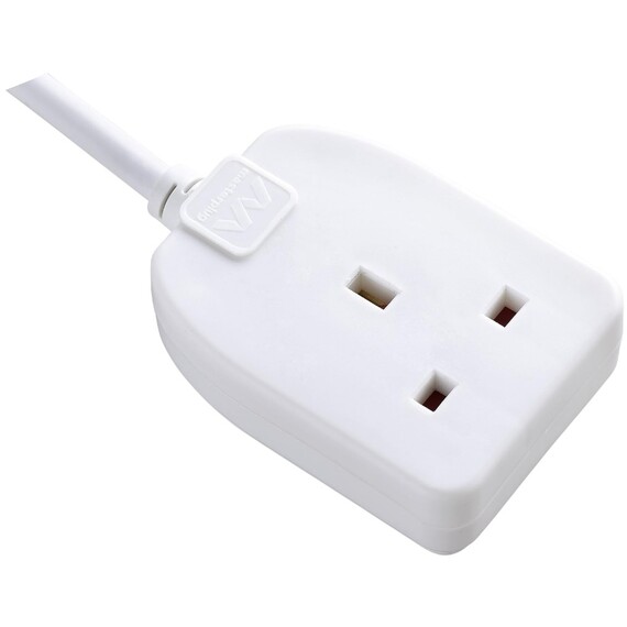 Masterplug Single Socket Long Extension Lead