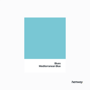 Hemway Chalk Paint Flat Matt Mediterranean Blue 1L
