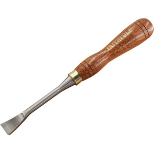 Faithfull 25mm bevel-edge chisel, chrome vanadium steel, blue PVC grip