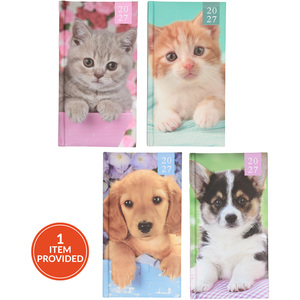 2027 Kittens or Puppies Slim Pocket Diary
