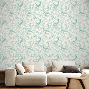 Bird Toile - Duckegg Blue