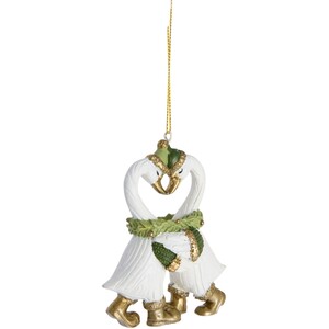 Swan Couple Hanging Decoration