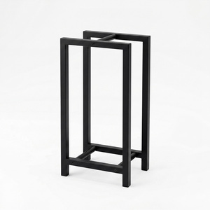 Firewood Rack Steel Fireplace Log Holder Compact Wood Storage,Black