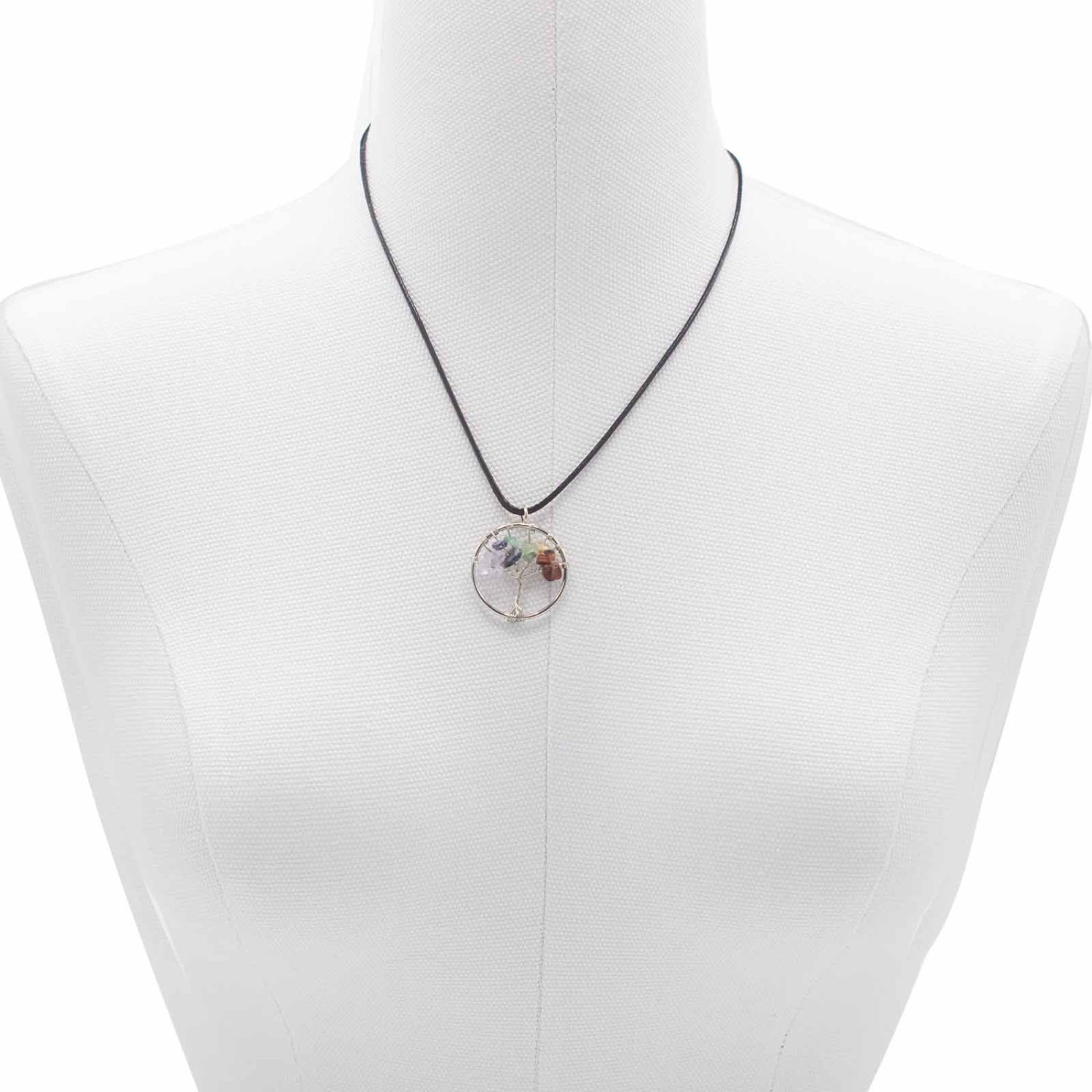 Tree of Life Chakra Pendant, Balance Spiritual Energy - Multi