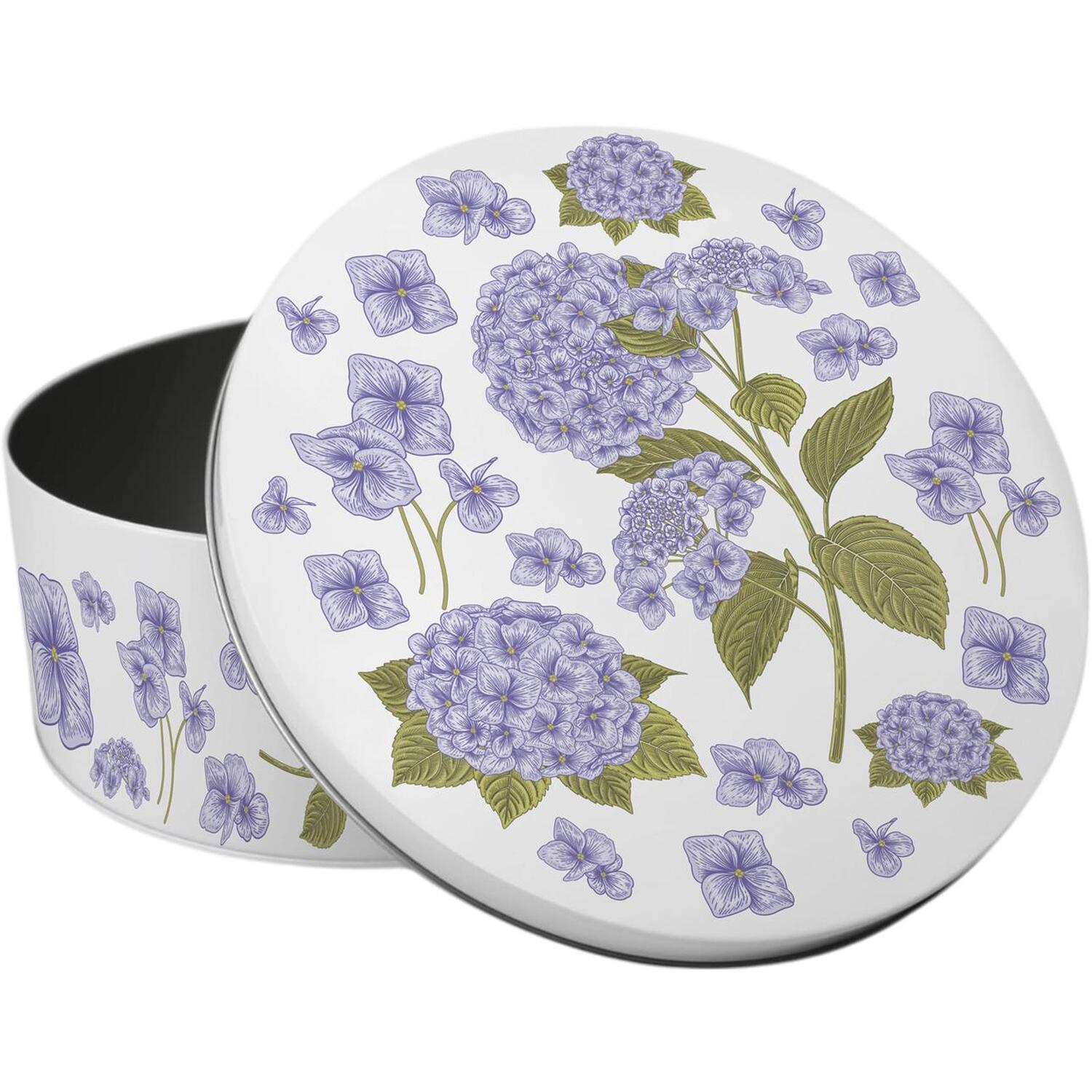 Image of Hydrangea Small Cake Tin - Multicoloured