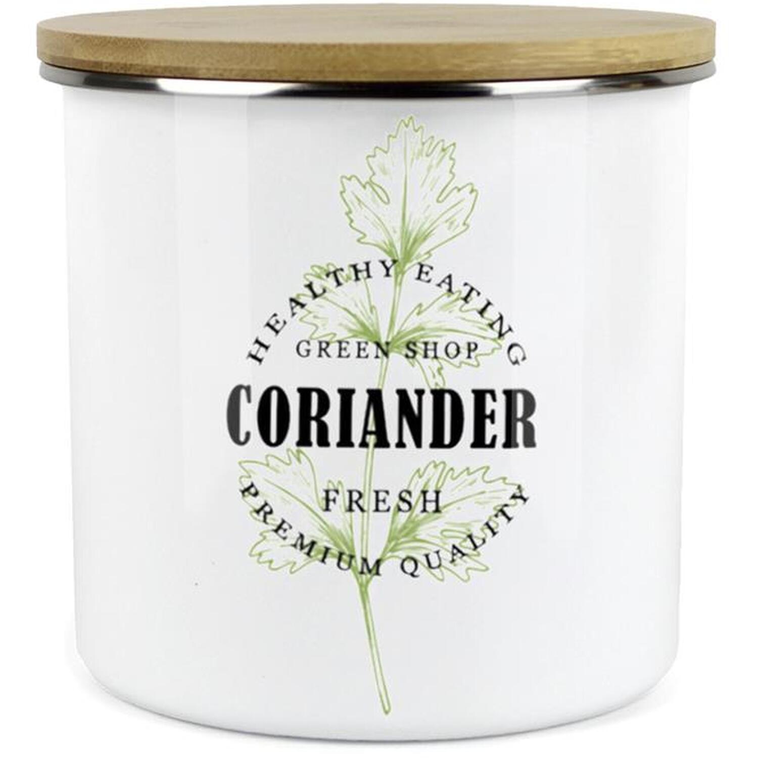 Purely Home Green Label Herbs Storage Canister - Coriander