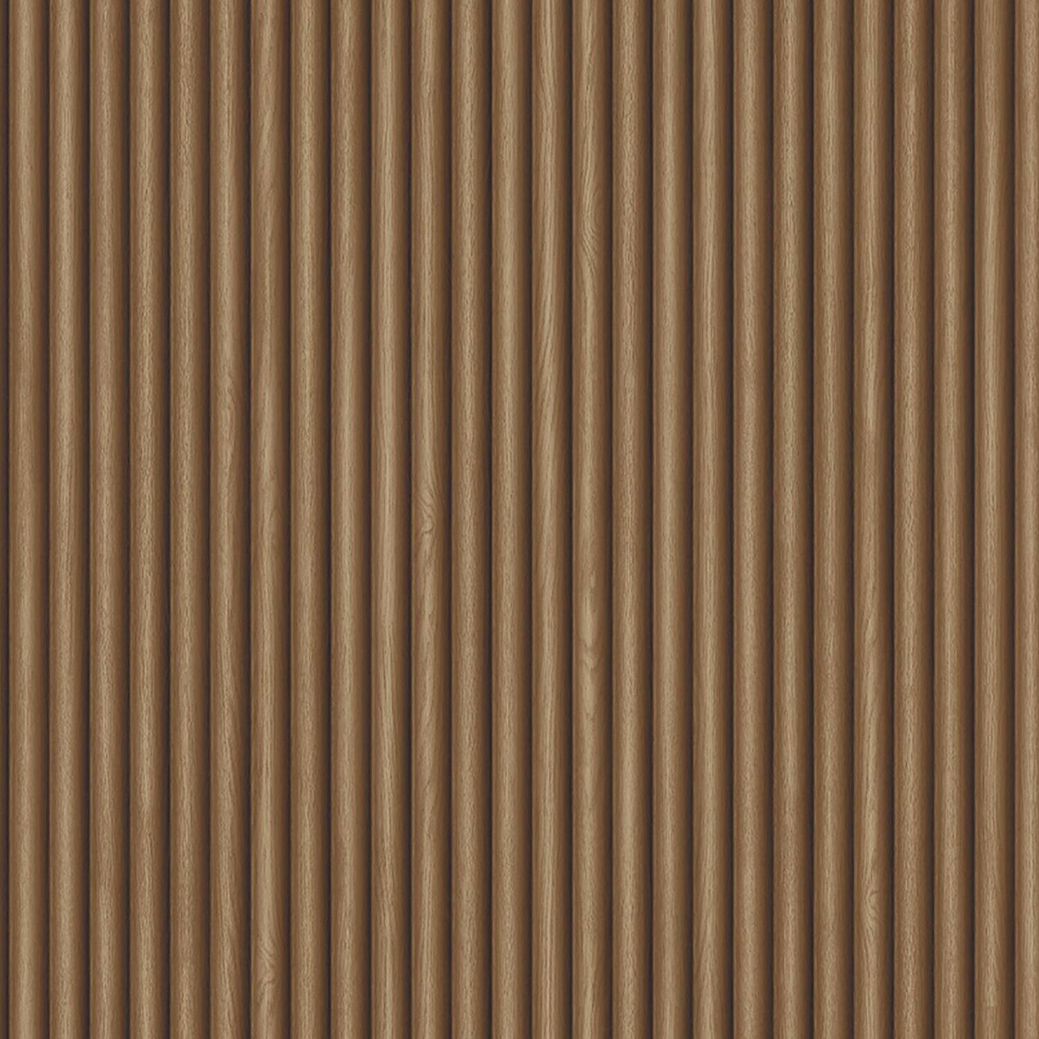 Sophie Laurence Brown Wooden Slats Paste The Wall Wallpaper 2323 - Brown - Image 2