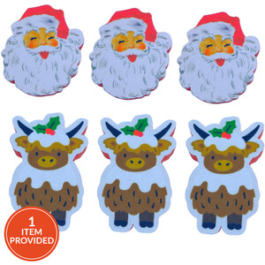 Pack of 3 Christmas Cleaning Sponges