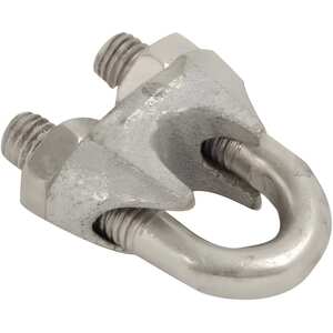 Fort Fasteners Wire Rope Clamp 5/16 Inch(M8) BZP Pack of 100