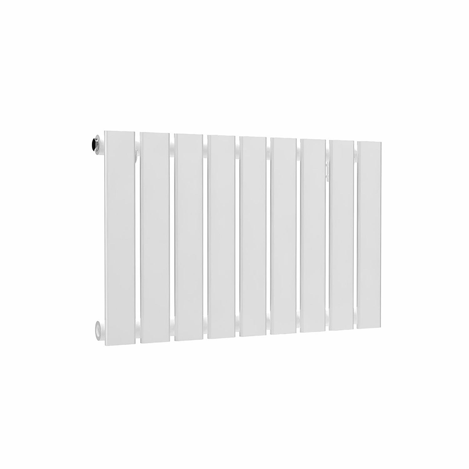 B&Q -  Flat Horizontal Radiator White 400 mm X 630 mm Single Panel Lux Flat-400-630S - Image 2