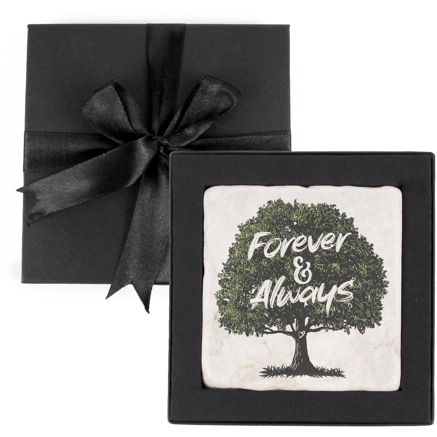 Image of Forever & Always Marble Coaster Valentine's&hellip;