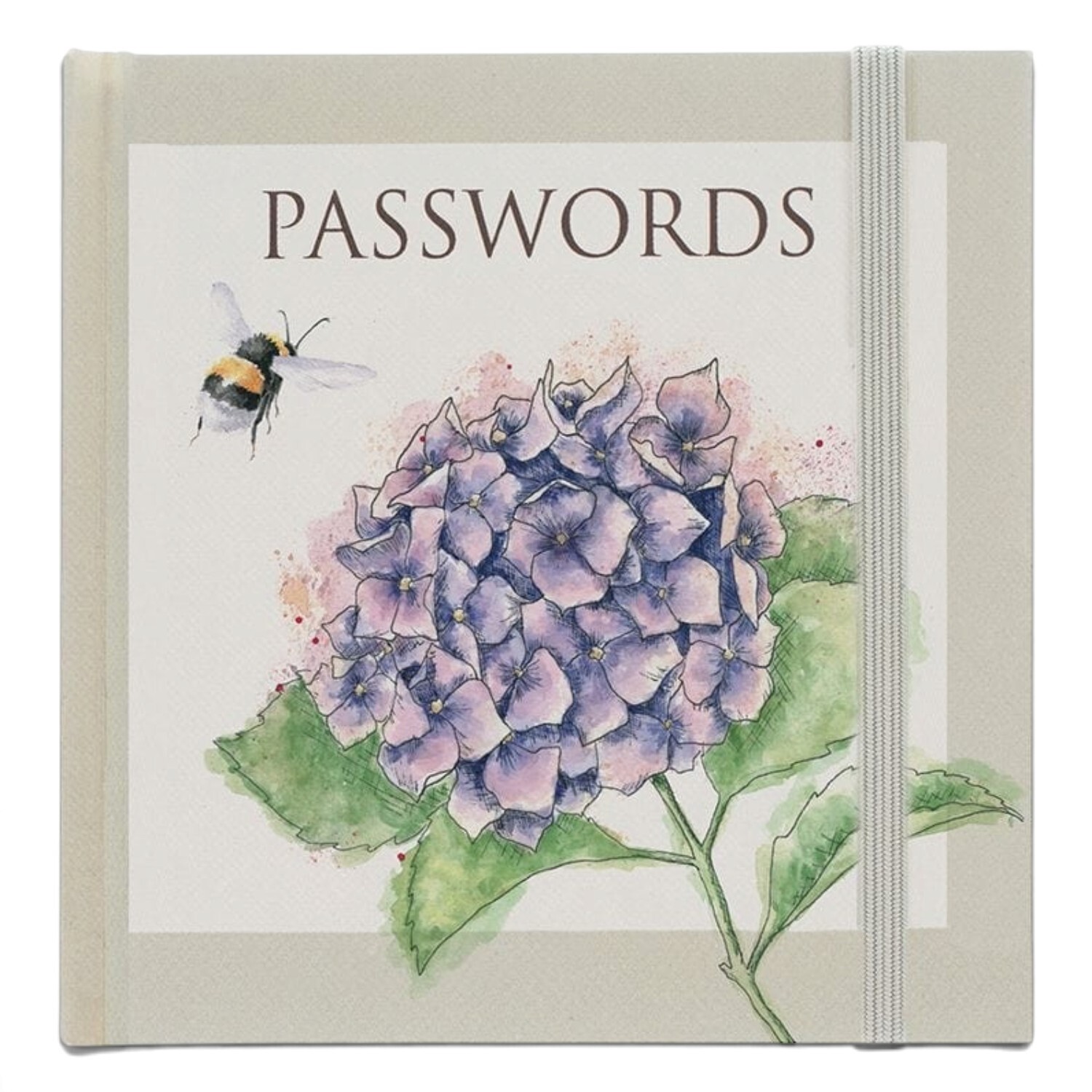 Wrendale Designs Bumblebee and Hydrangea Password Book - Lovely Gift For Women - Image 2