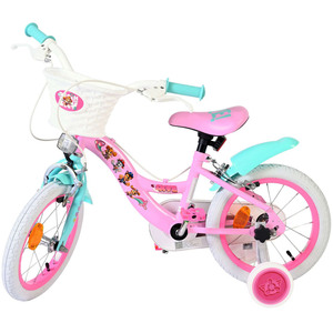 PAW PATROL 20575-FW14UK 14-Inch Girls Children's Bike - Pink/Green