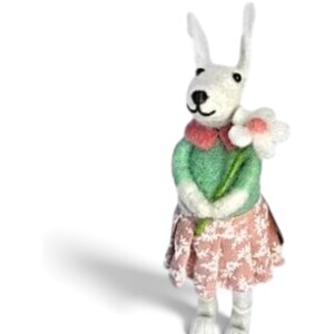 Springtime Pastel Bunny Easter Decoration