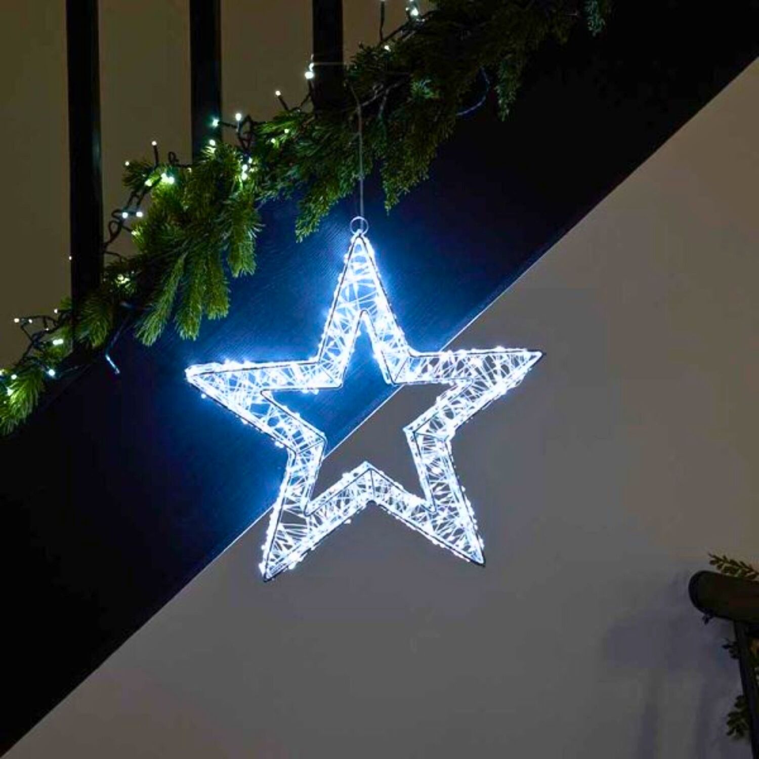 Samuel Alexander 50cm LED Galaxy Star Christmas Halloween Decoration with 1440 Cool White Lights for Indoor Festive Displays - Image 2