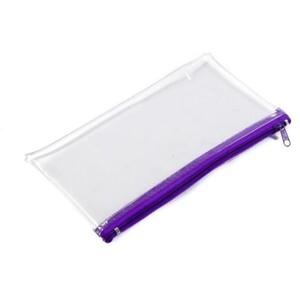 PVC Pencil Case - Clear / 11 x 20cm
