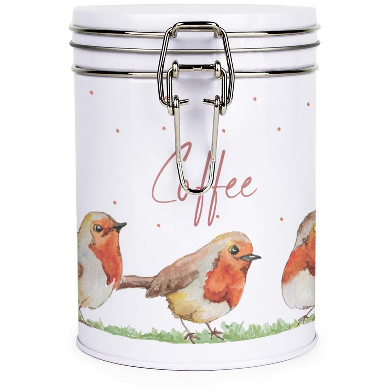 B&Q - English Robins Clip-Lid Kitchen Storage CanisterCoffee - Image 2
