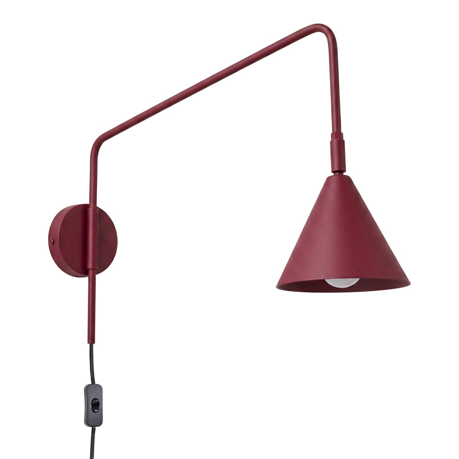 Sollux Lighting Wall Lamp Nox Burgundy