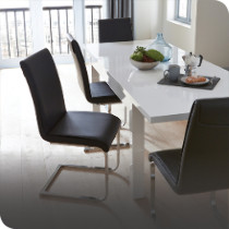 Faux Leather Dining Chairs