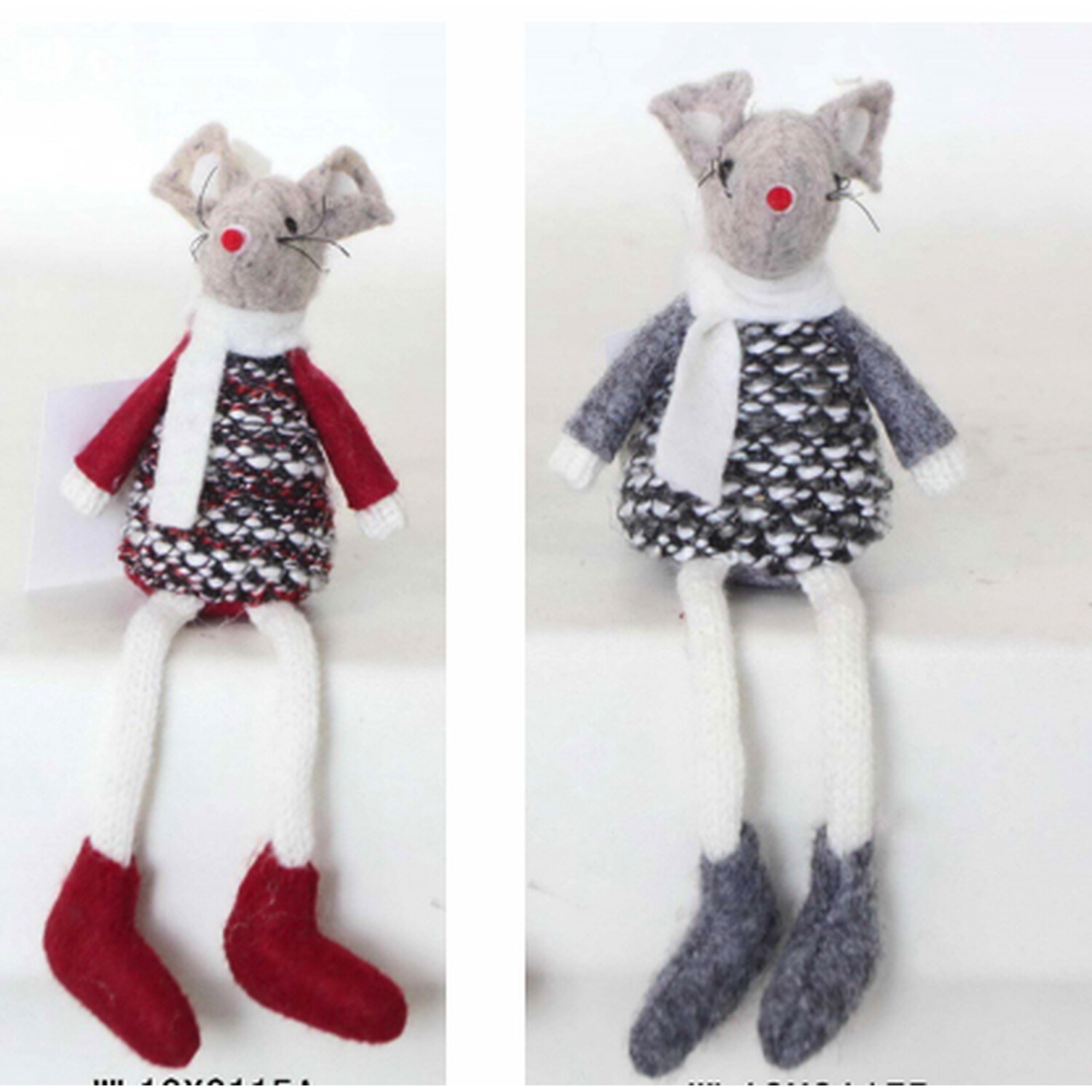 Hanging Knitted Mouse