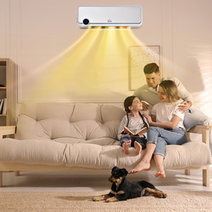 HOMCOM Wall Mounted Ceramic Heater with 12 Hour Timer