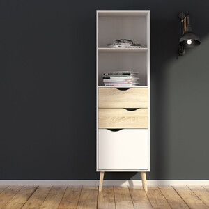Oslo 2-Drawer 1-Door Bookcase