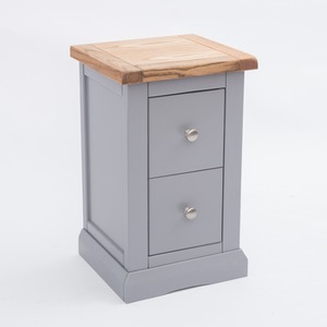 Rocca 2 Drawer Petite Bedside Cabinet