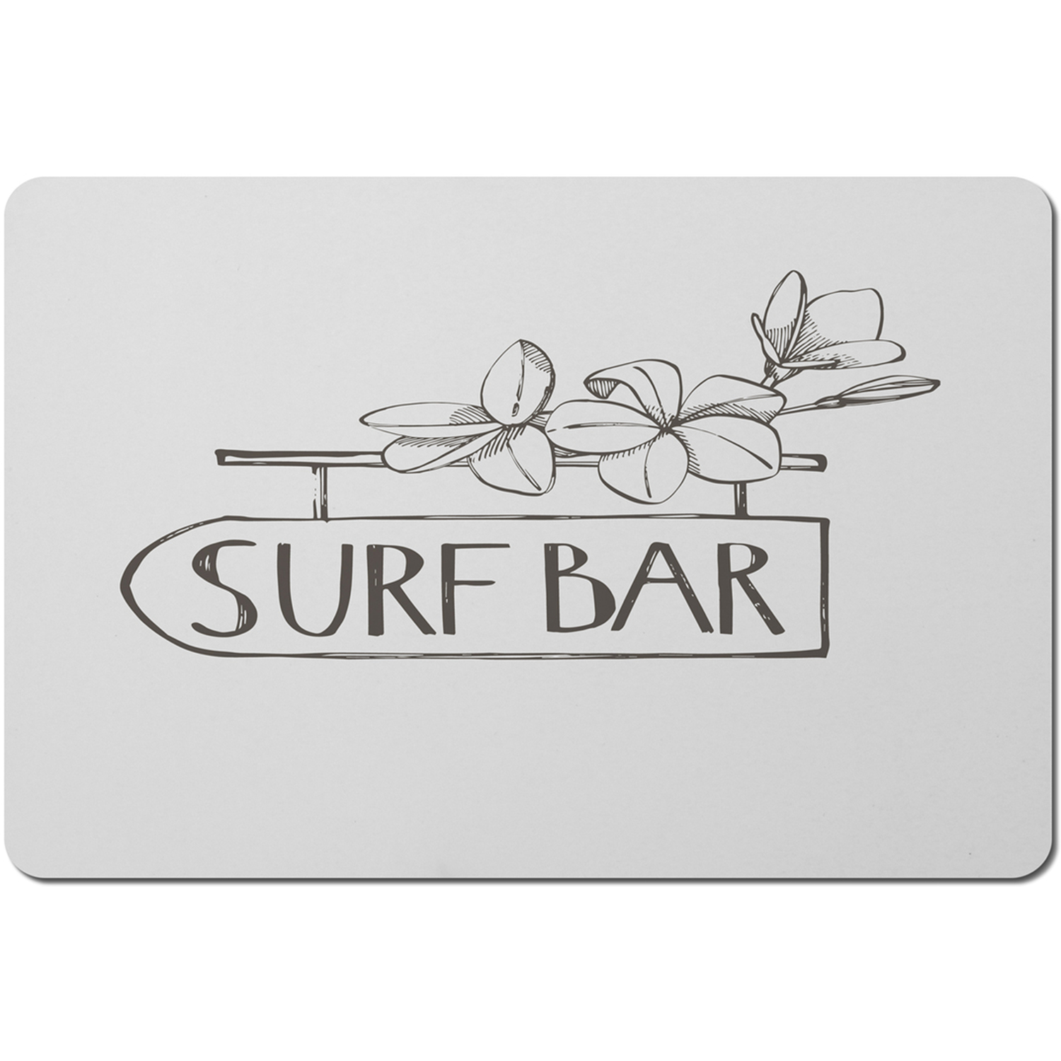 Image of Surf Bar Placemat - Brown