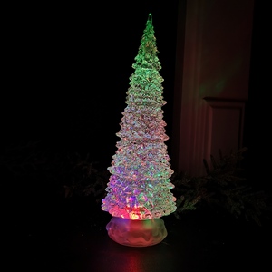 30cm Dual Power Water Spinner Christmas Tree with Timer