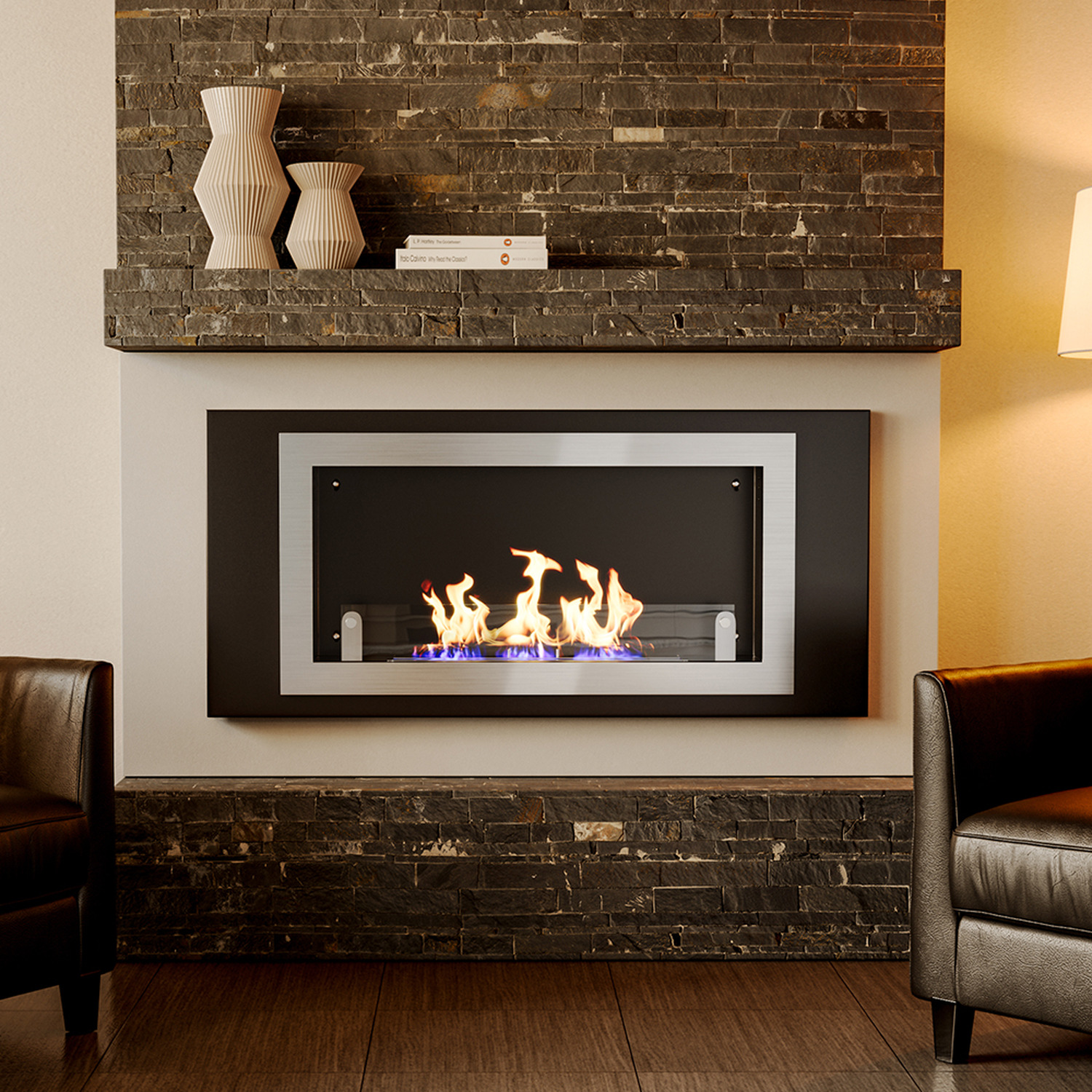 Wall Mounted Bio Ethanol Fireplace Heater