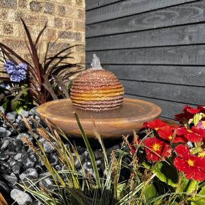 Sandstone Babbling Bowl  Sphere 45cm Natural Stone Water Feature