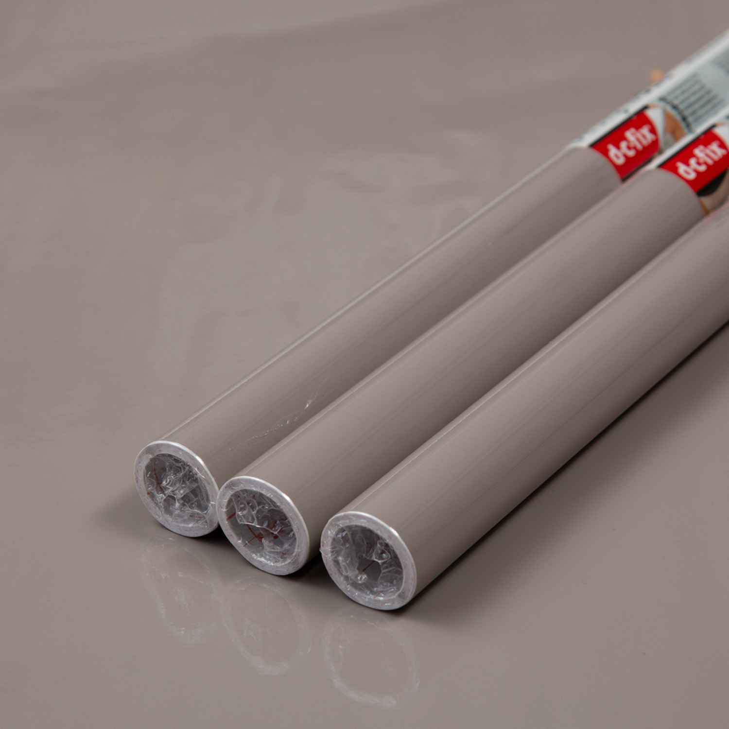 D-C-Fix Glossy Taupe/Grey Self-Adhesive Vinyl Film – 45cm X 1m, Made In Germany