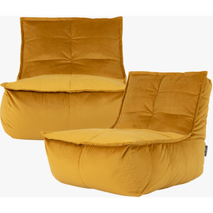 icon Velvet Bean Bag Lounger