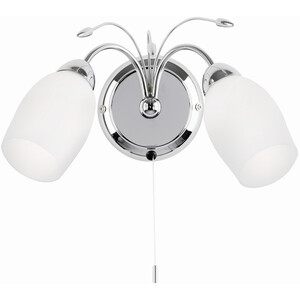 Meadow 2 Light Indoor Wall Light Chrome E14